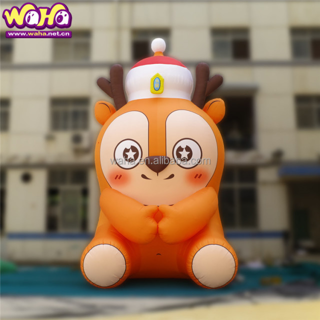 Giant Decorative Inflatable Peach Fruit for Outdoor Advertising