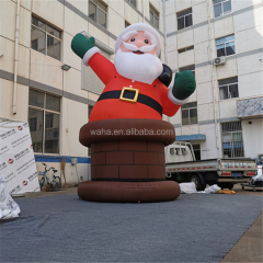 Giant Inflatable Cartoon Christmas Santa Claus, Outdoor Christmas Santa Claus Decorative Inflatable
