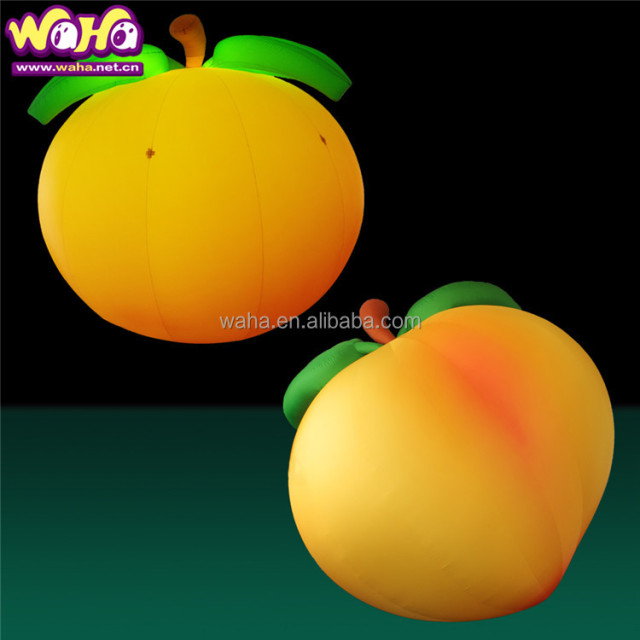 Giant Decorative Inflatable Peach Fruit for Outdoor Advertising