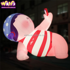 Giant Decorative Inflatable Peach Fruit for Outdoor Advertising