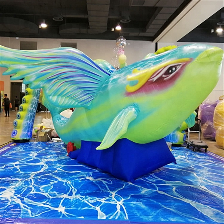 Giant Inflatable Koi Inflatable Fish for Event Sea Decoration