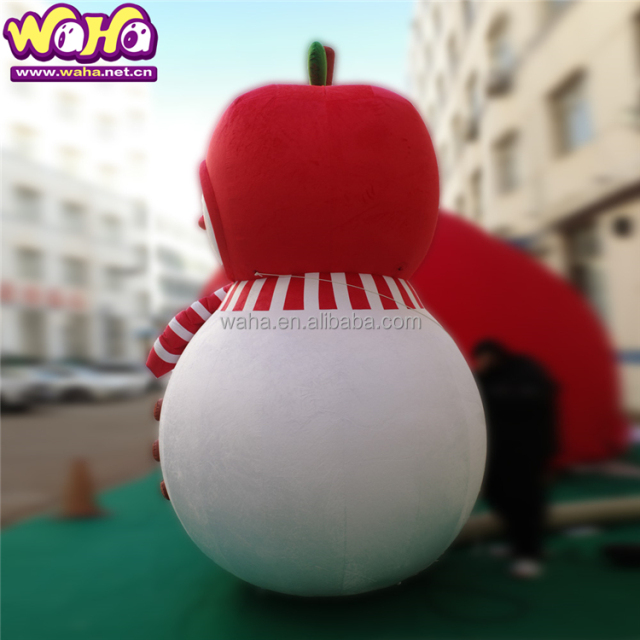 Giant Outdoor Christmas Inflatable Snowman Decoration Large Snowman for Festive Holiday Atmosphere