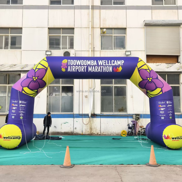 Customized Inflatable Candy Arch for Christmas Decoration