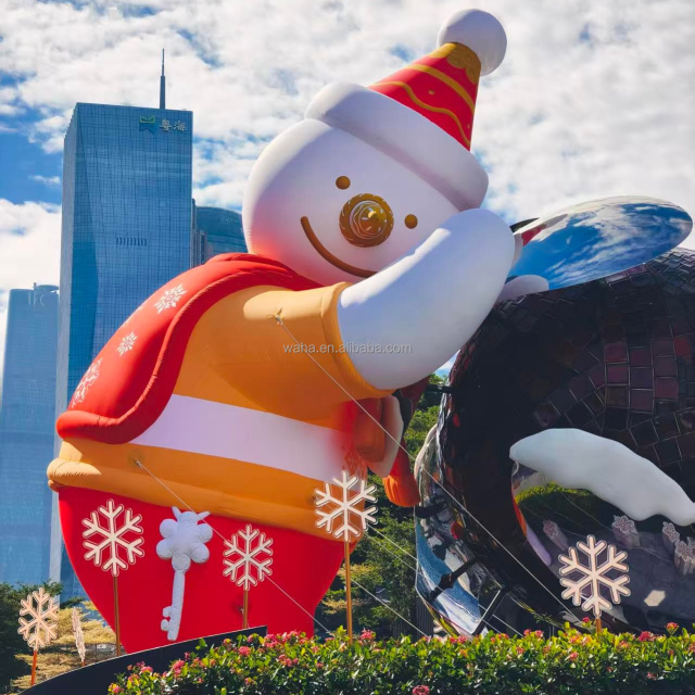 Event Party Decoration Inflatable Transparent Christmas Bear