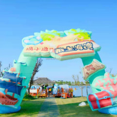 Customized Inflatable Candy Arch for Christmas Decoration