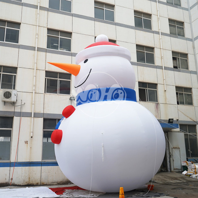 Inflatable Potty Christmas Snowman Cartoon Inflatable Snowman Mascot Stage Show Inflatable Cartoon Mascot