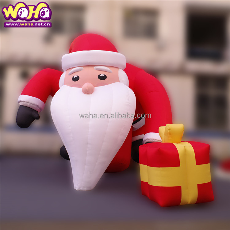 Outdoor Inflatable Santa Claus Inflatable Decorations for Party