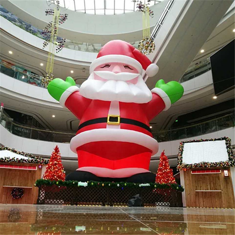Giant Inflatable Cartoon Christmas Santa Claus, Outdoor Christmas Santa Claus Decorative Inflatable