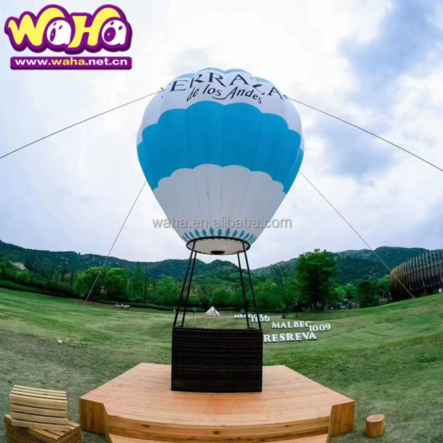 Custom Inflatable Hot Air Balloon Festival Outdoor Decor Giant Inflatable Advertising Balloon for Events Decoration