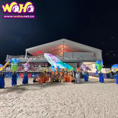 Marine Theme Parade Fish Shape Inflatable Whale Costume Puppet Inflatable Fish With Light Show Decoration