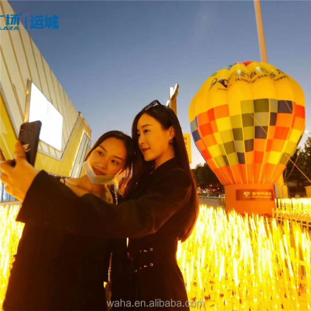Custom Inflatable Hot Air Balloon Festival Outdoor Decor Giant Inflatable Advertising Balloon for Events Decoration