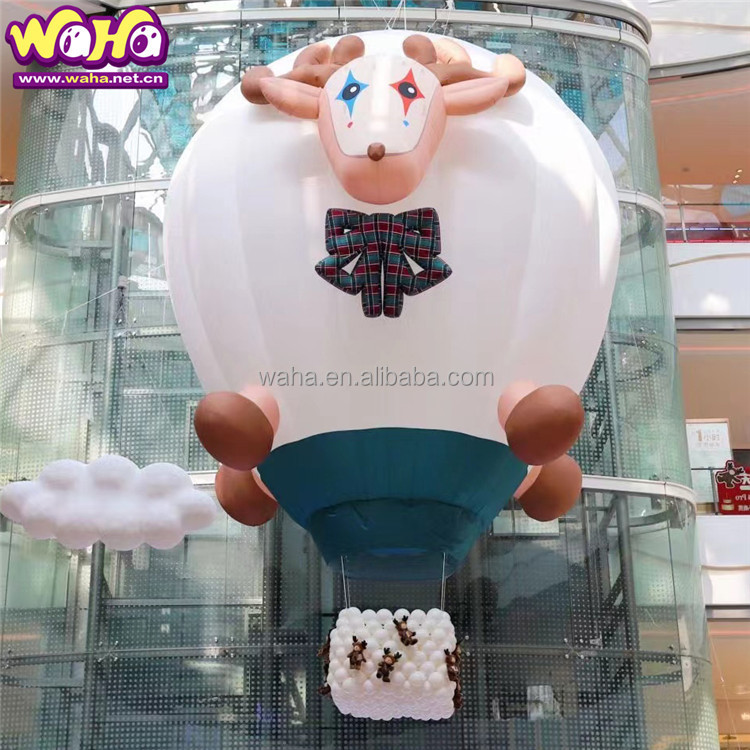 Custom Inflatable Hot Air Balloon Festival Outdoor Decor Giant Inflatable Advertising Balloon for Events Decoration