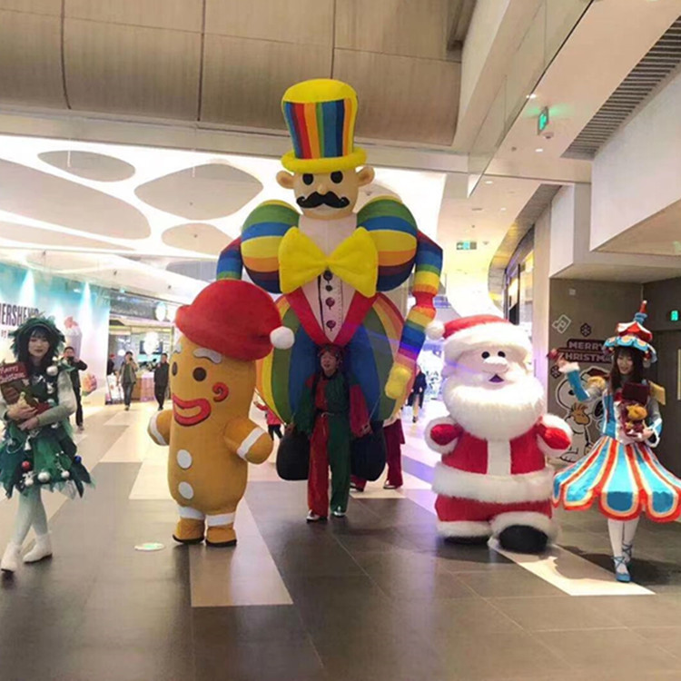 Stage Performance Pvc Advertising Inflatables Fat Clown Costume Outdoors Parade Inflatable Clown Puppet Balloon Inflatable Clown