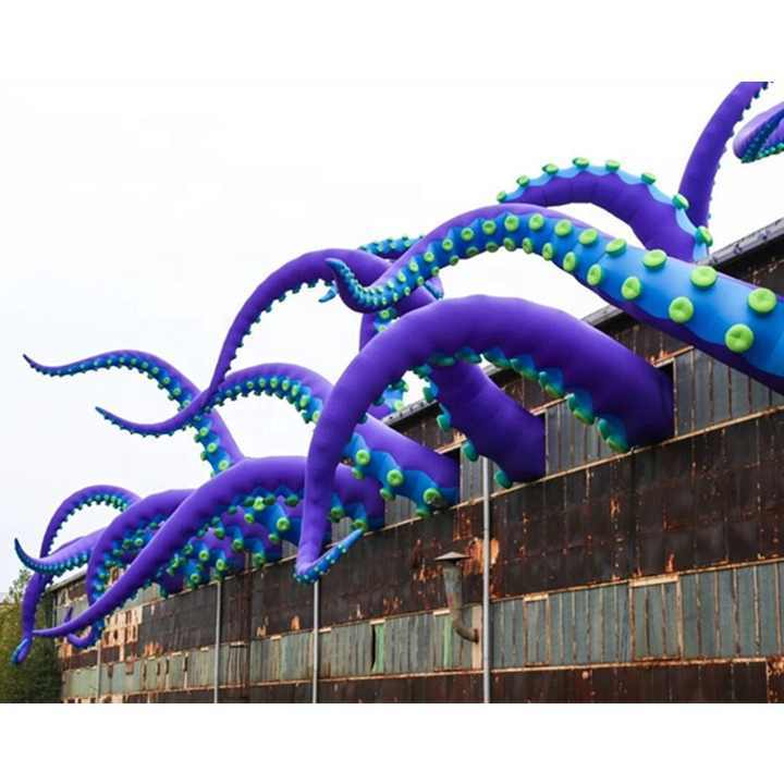Giant Roof Decoration Inflatable Octopus Tentacle, Inflatable Squid
