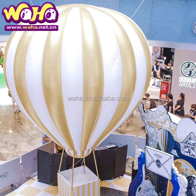 Custom Inflatable Hot Air Balloon Festival Outdoor Decor Giant Inflatable Advertising Balloon for Events Decoration