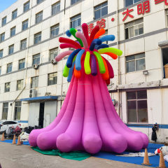 Inflatable Ribbon Inflatable Fireworks with LED Lights Inflatable Art Installation New Year Holiday Decorations