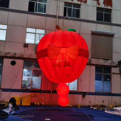 Outdoor Amusement Park Attraction Hot Air Balloon Inflatable Bow Tie Balloon for Sale