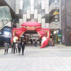 Advertising Lighting Inflatable Ocean Animal Events Decoration Giant Inflatable Crab Cartoon