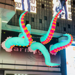Custom Large Decorative Inflatable Octopus Arms Model , Advertising Display Octopus Tentacles Model , Wall Decoration Props