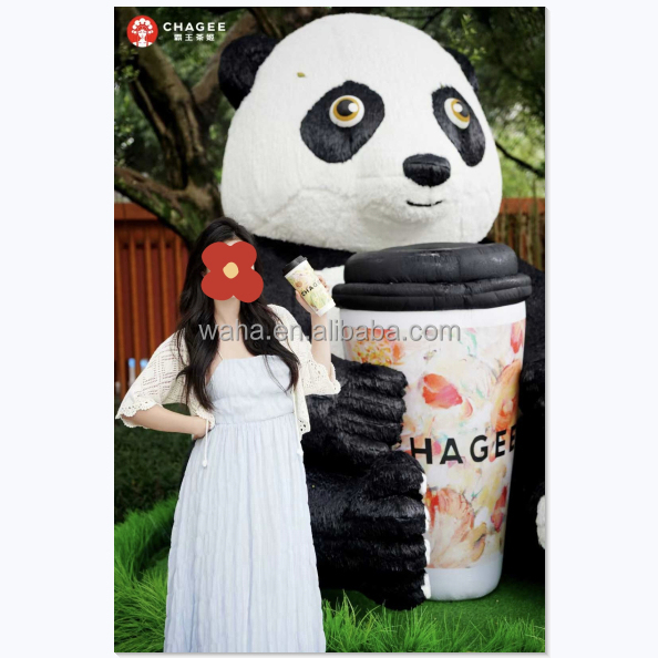 Outdoor Inflatable Model Giant Panda Inflatable Cartoon Character