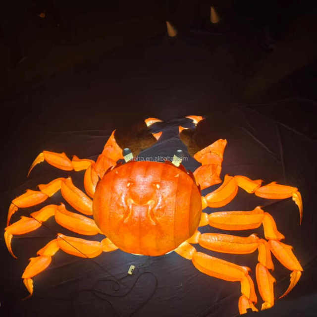 Advertising Lighting Inflatable Ocean Animal Events Decoration Giant Inflatable Crab Cartoon