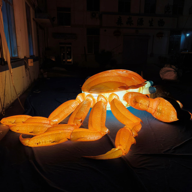 Advertising Lighting Inflatable Ocean Animal Events Decoration Giant Inflatable Crab Cartoon