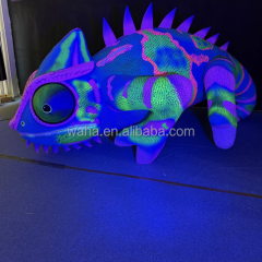 Customized Fluorescent Printing Inflatable Animal Model Led Inflatable Chameleon for Advertising Inflatables