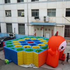 Factory Price Outdoor Inflatable Maze Indoor Amusement Park for Sale Inflatable Interactive Maze Game for Kids