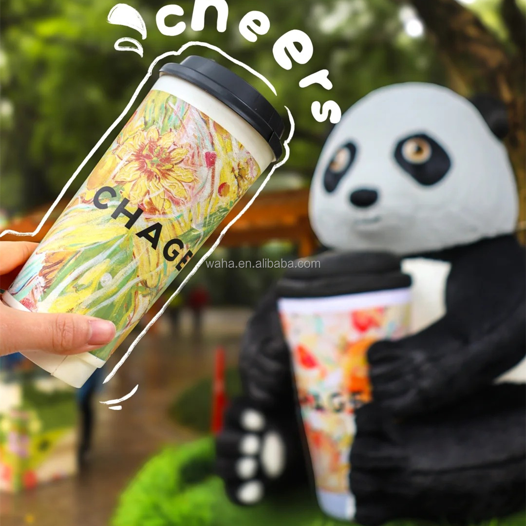 Outdoor Inflatable Model Giant Panda Inflatable Cartoon Character