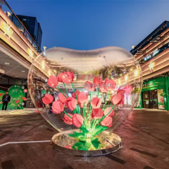 Inflatable Love Balloon Inflatable Red Heart for Party Weeding Valentine's Day Holiday Decorations Advertising Install Balloons