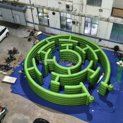 Factory Price Outdoor Inflatable Maze Indoor Amusement Park for Sale Inflatable Interactive Maze Game for Kids