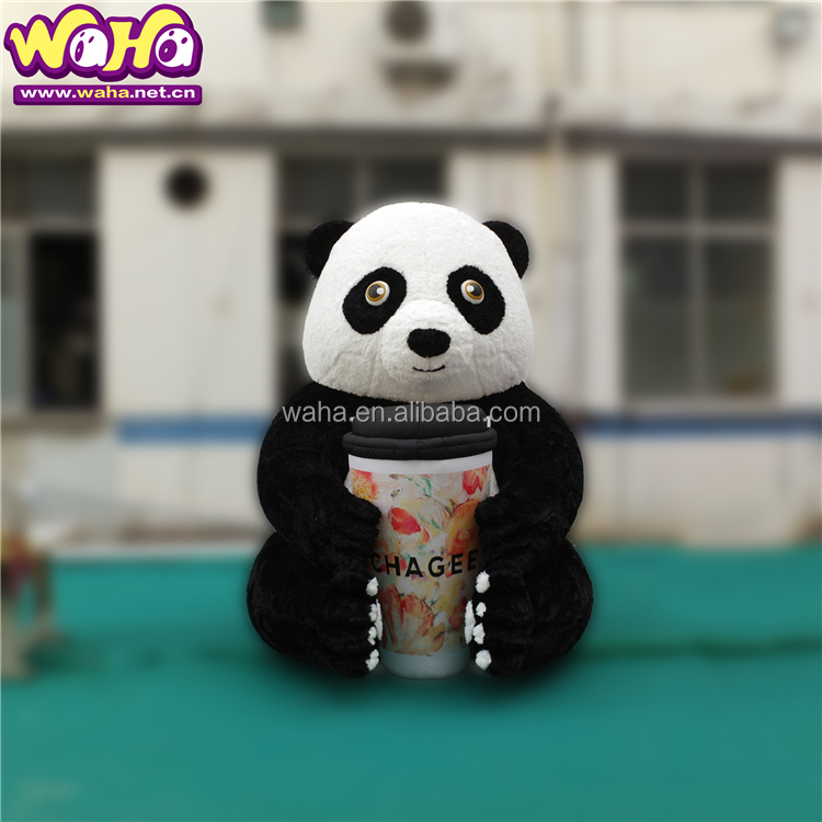 Outdoor Inflatable Model Giant Panda Inflatable Cartoon Character