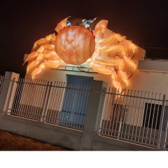 Advertising Lighting Inflatable Ocean Animal Events Decoration Giant Inflatable Crab Cartoon