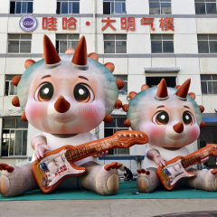 Customized Fluorescent Printing Inflatable Animal Model Led Inflatable Chameleon for Advertising Inflatables