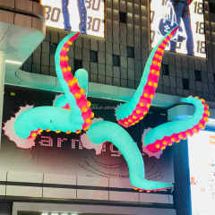 Custom Large Decorative Inflatable Octopus Arms Model , Advertising Display Octopus Tentacles Model , Wall Decoration Props