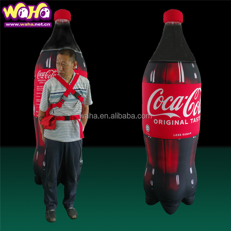 Custom Made Inflatable Walking Beer Bottle Inflatable Beer Cup Mug Costume for Advertising Inflatables