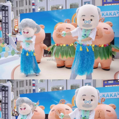 Hot Customized Inflatable Capybara Plush Furry Inflatable Capybara Mascot Costume