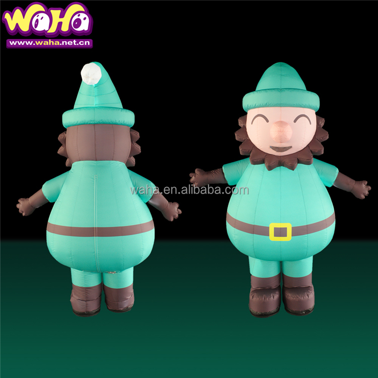 Transparent Inflatable Adult Costume , Christmas Inflatable Costume Skirts for Outdoor Display Props