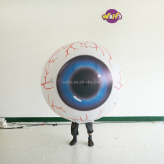 Fashionable Advertising Walking Inflatable Costume , Inflatable Eyeball Costume
