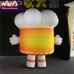Halloween Adult Inflatable Beer Bottle Costumes for Party Funny Food Costume Funny Drink Costume