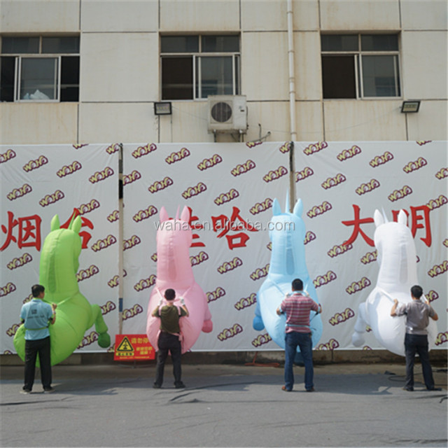 LED Decoration Inflatable Walking Horse Costume/inflatable unicorn Horse Puppet for Parade/Illuminated Inflatable Horses