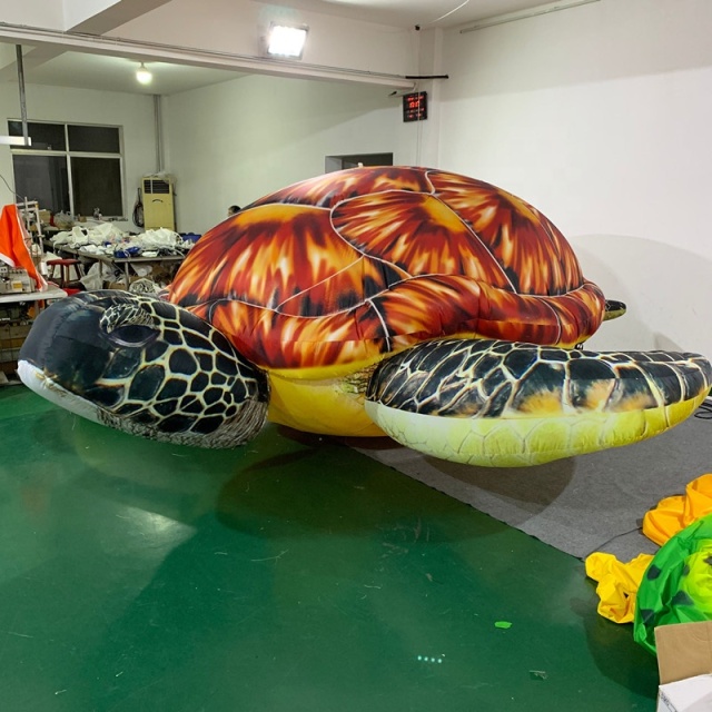 Advertising Inflatable Ocean Animal Sea Turtle Puppet Inflatable Fish Costume Decoration