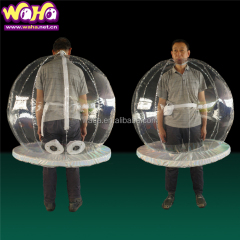 Transparent Inflatable Adult Costume , Christmas Inflatable Costume Skirts for Outdoor Display Props