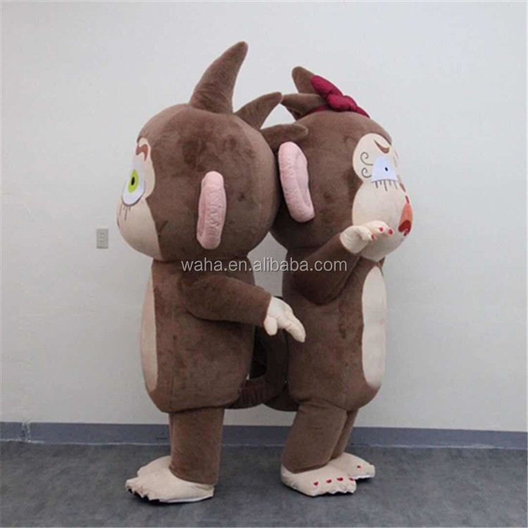 Custom-made Funny Inflatable Monkey Animal Cartoon Costume Inflatable Mascot Costumes for Adults
