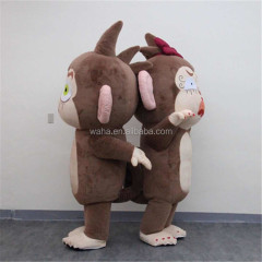 Custom-made Funny Inflatable Monkey Animal Cartoon Costume Inflatable Mascot Costumes for Adults