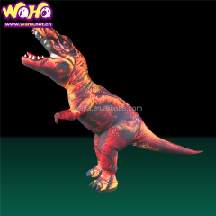 Halloween Funny Costume Adult Inflatable Realistic Dinosaur Costume for Sale