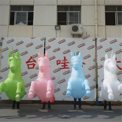 LED Decoration Inflatable Walking Horse Costume/inflatable unicorn Horse Puppet for Parade/Illuminated Inflatable Horses
