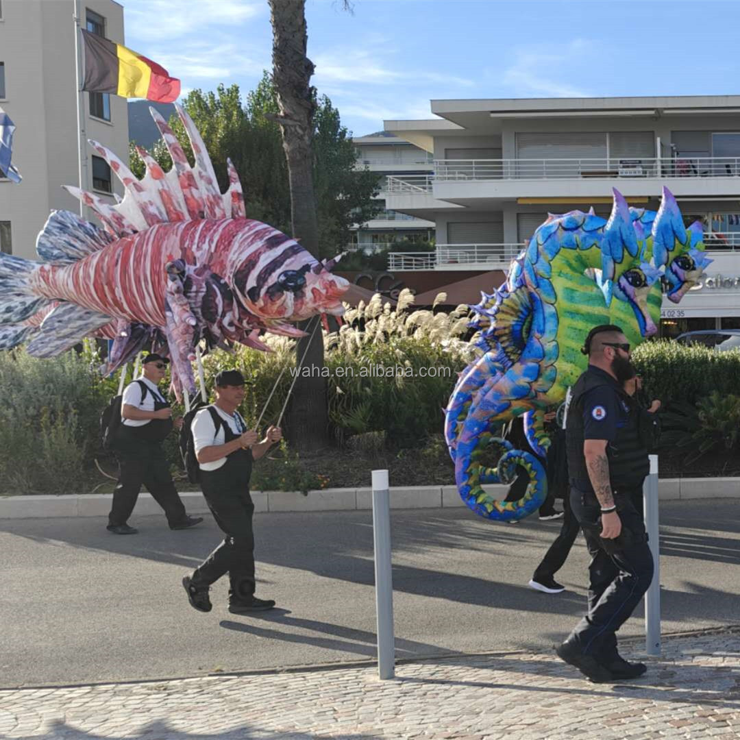 Advertising Inflatable Ocean Animal Sea Turtle Puppet Inflatable Fish Costume Decoration