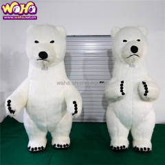 Christmas/Wedding Polar Bear Costume Inflatable Polar Bear Costumes for Adult and Kids