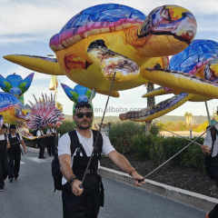 Advertising Inflatable Ocean Animal Sea Turtle Puppet Inflatable Fish Costume Decoration